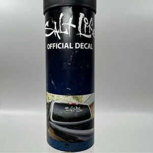 NIB‎ Salt Life Official Decal Black Large Car Sticker In Tube